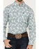 Image #3 - Ariat Men's Emanuel Palm Leaf Print Long Sleeve Button-Down Western Shirt, White, hi-res