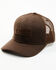 Image #1 - Hawx Men's Brown Chenille Logo Patch Ball Cap, Brown, hi-res