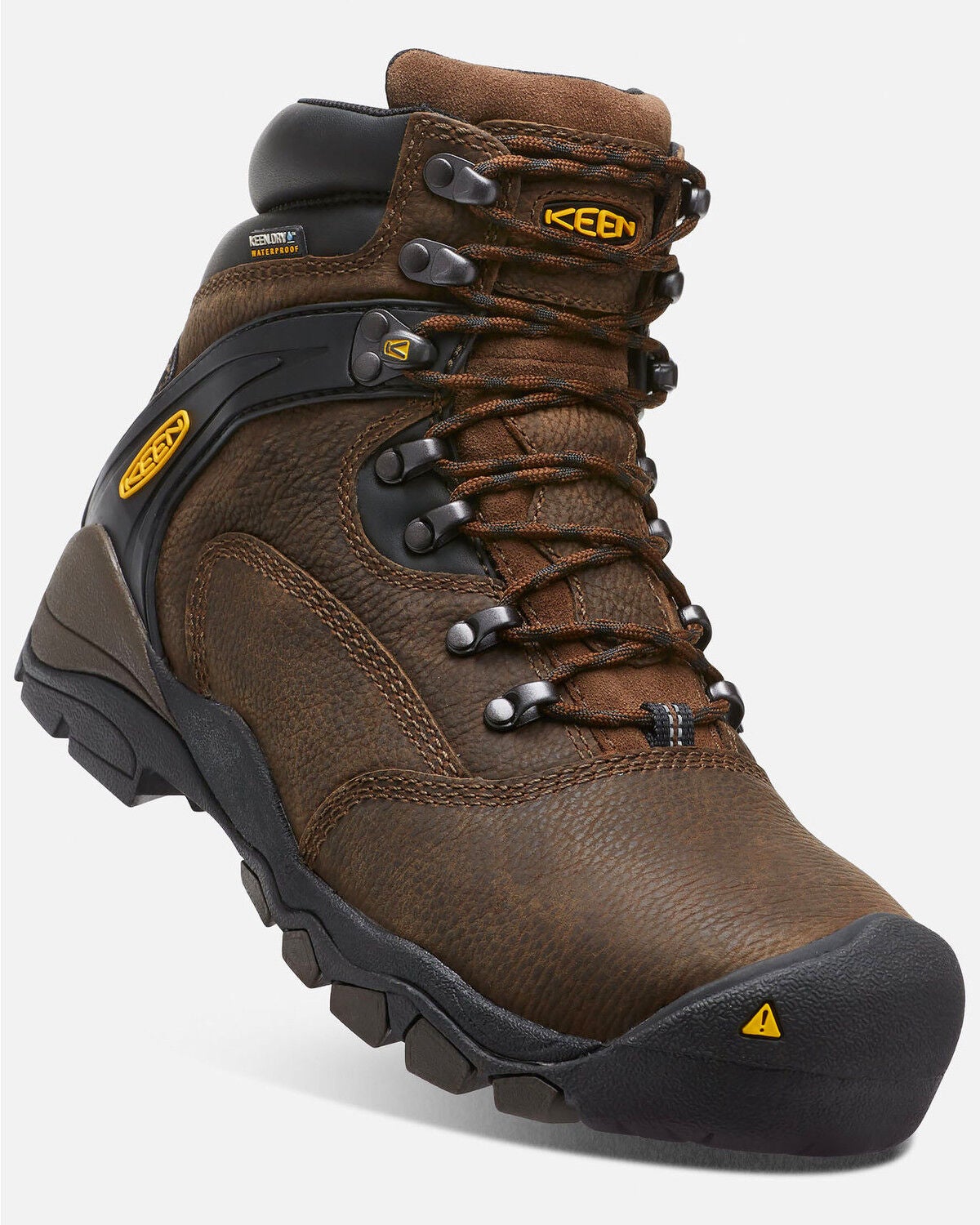 Keen Men's Louisville Waterproof Work Boots - Steel Toe, Brown, hi-res