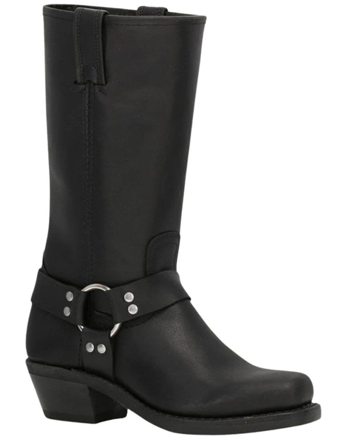 Image #1 - Frye Women's Harness 12R Boots - Square Toe, Black, hi-res