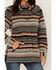 Image #3 - Cruel Girl Women's Serape Stripe Western Button-Down Shacket, Black, hi-res