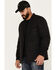 Image #2 - Brothers and Sons Men's Stevens Lightweight Varsity Insulated Jacket, Black, hi-res