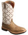 Twisted X Women's Lite Cowboy Western Work Boots - Alloy Toe, Brown, hi-res