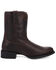 Image #2 - Laredo Men's Obsidian League Performance Roper Ankle Boots - Round Toe, Brown, hi-res