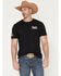Image #1 - Kick Brass Men's For God and Country Short Sleeve Graphic T-Shirt, Black, hi-res
