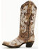 Image #4 - Corral Women's Blacklight Embroidered Western Boots  - Snip Toe, Brown, hi-res