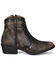 Image #2 - Corral Women's Embroidery Fashion Booties - Round Toe, Black, hi-res