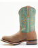Image #3 - Dan Post Men's Arrowhead Western Performance Boots - Broad Square Toe, Brown, hi-res