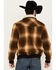 Image #4 - Pendleton Men's Jacksonville Ombre Plaid Print Snap Jacket, Brown, hi-res