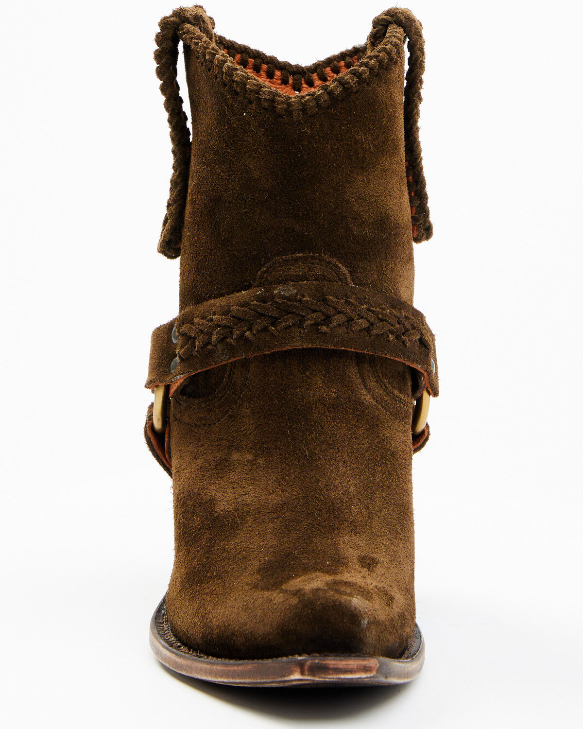 Image #4 - Cleo + Wolf Women's Willow Western Fashion Booties - Snip Toe, Olive, hi-res