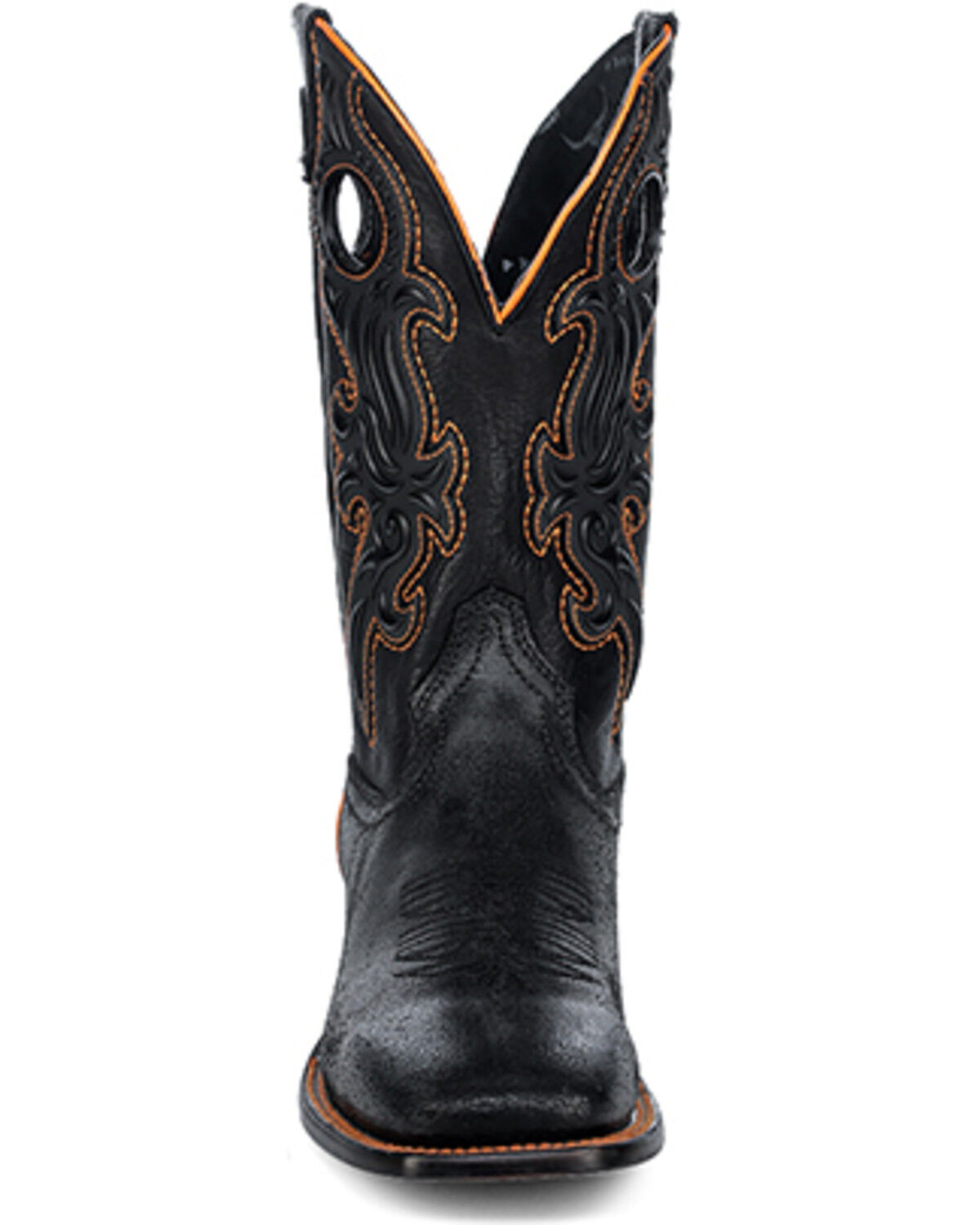 Image #3 - Corral Men's Embroidered Western Boots - Square Toe, Black, hi-res