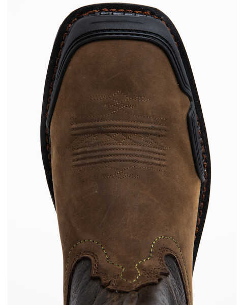 Image #6 - Cody James Men's Decimator Western Work Boots - Nano Composite Toe, Brown, hi-res