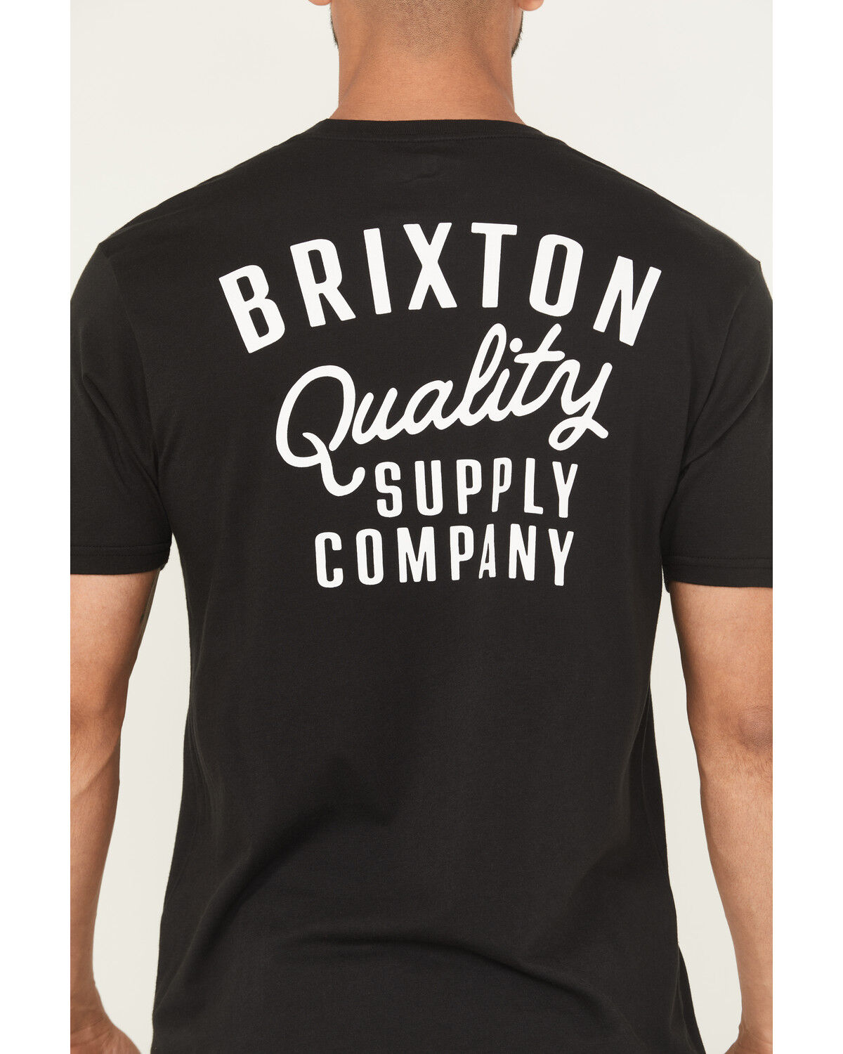 Image #4 - Brixton Men's Hubal Logo Short Sleeve Graphic T-Shirt, Black, hi-res