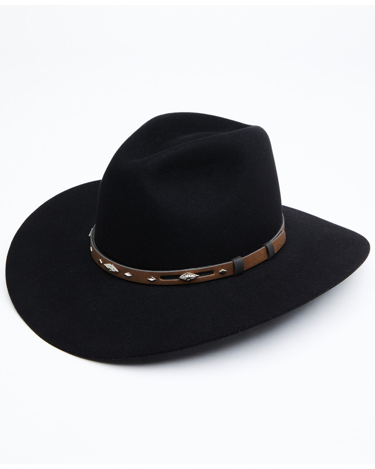 Image #1 - Rodeo King Tracker 5X Felt Western Fashion Hat, Black, hi-res