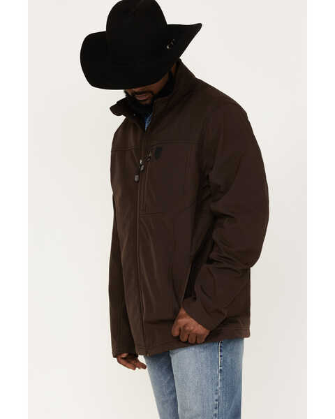 Image #2 - RANK 45® Men's Myrtis Softshell Jacket - Big & Tall, Brown, hi-res