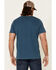 Image #4 - North River Men's Solid Slub Short Sleeve T-Shirt, Teal, hi-res