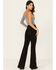 Image #3 - Shyanne Women's High Rise Stretch Flare Jeans, Black, hi-res