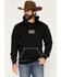 Image #2 - Buckwear Men's 2nd Amendment Hooded Sweatshirt, Black, hi-res