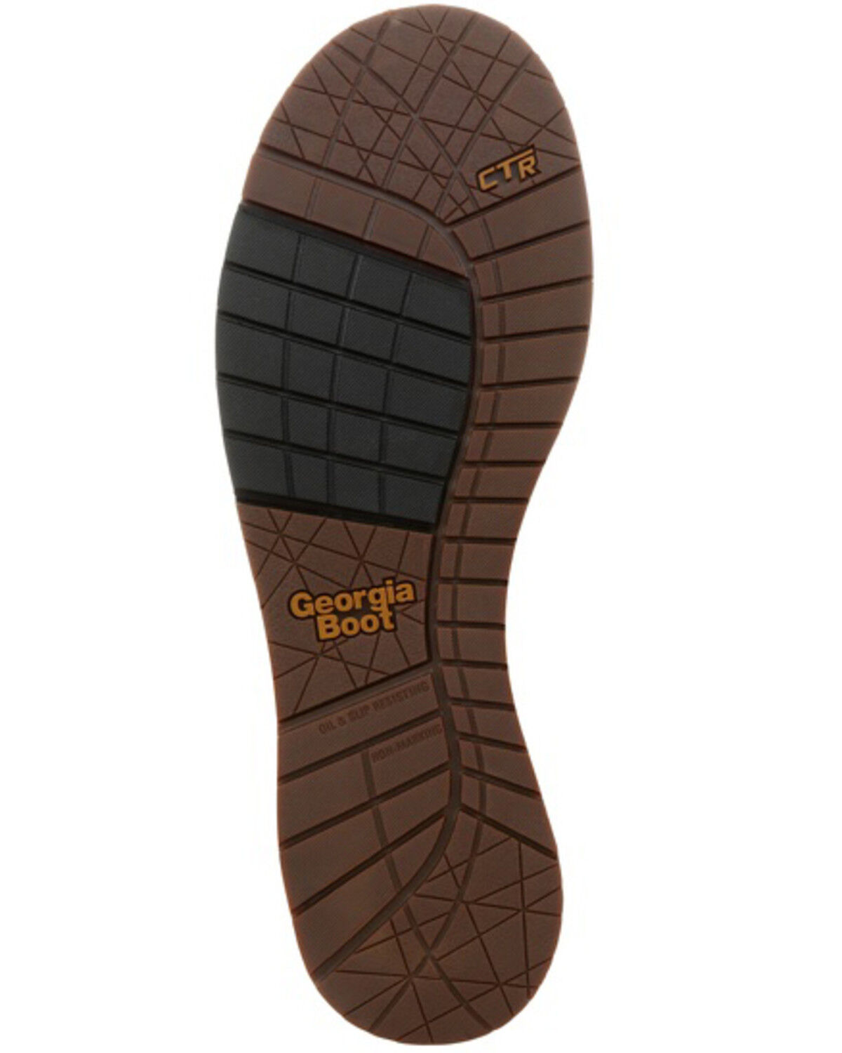 Image #7 - Georgia Boot Men's Waterproof Chelsea Work Boots - Steel Toe, Brown, hi-res