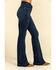 Kimes Ranch Women's Dark Wash Jennifer High Rise Wide Flare Jeans, Blue, hi-res