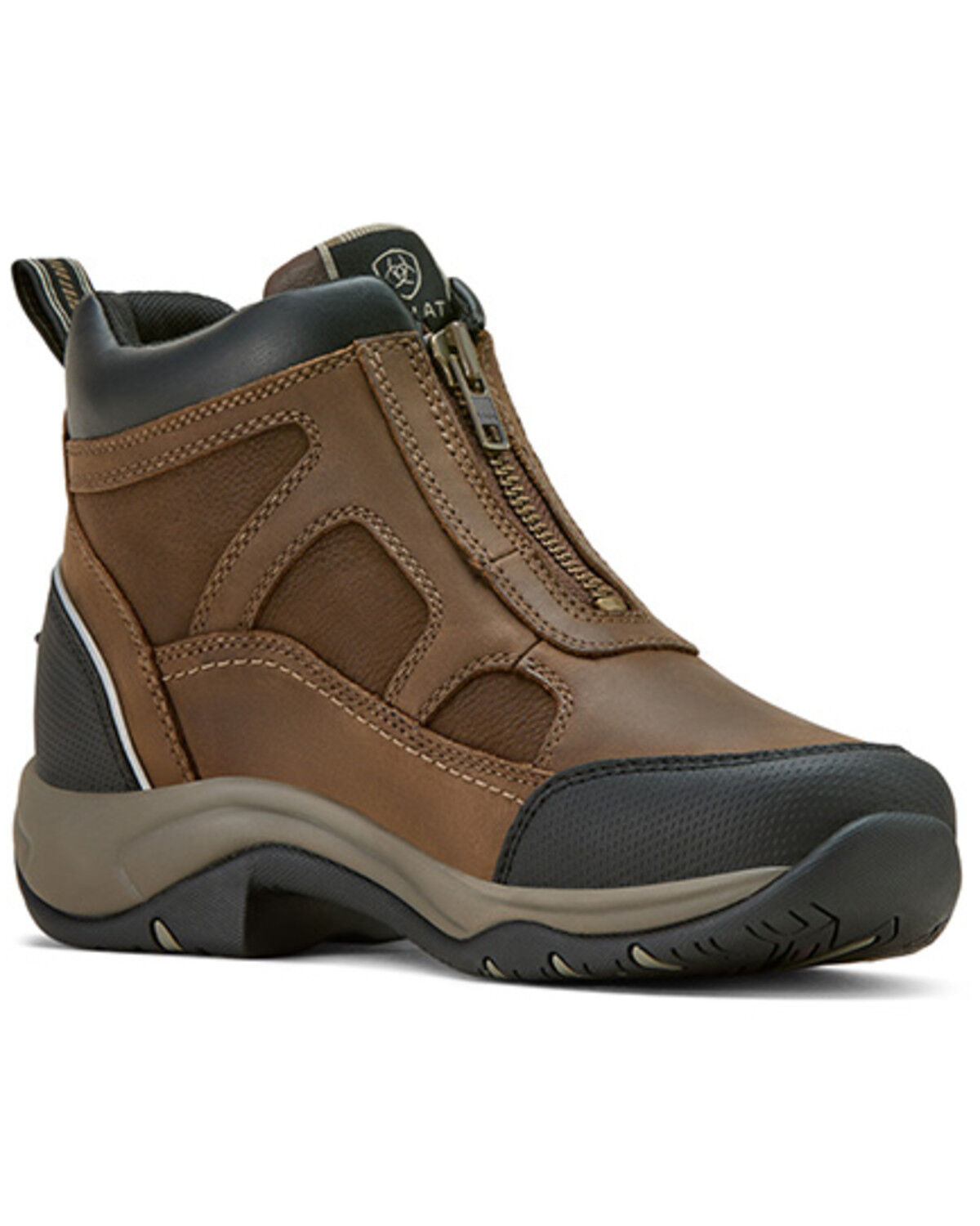 Image #1 - Ariat Women's Terrain Zip Waterproof Boots - Round Toe, Brown, hi-res