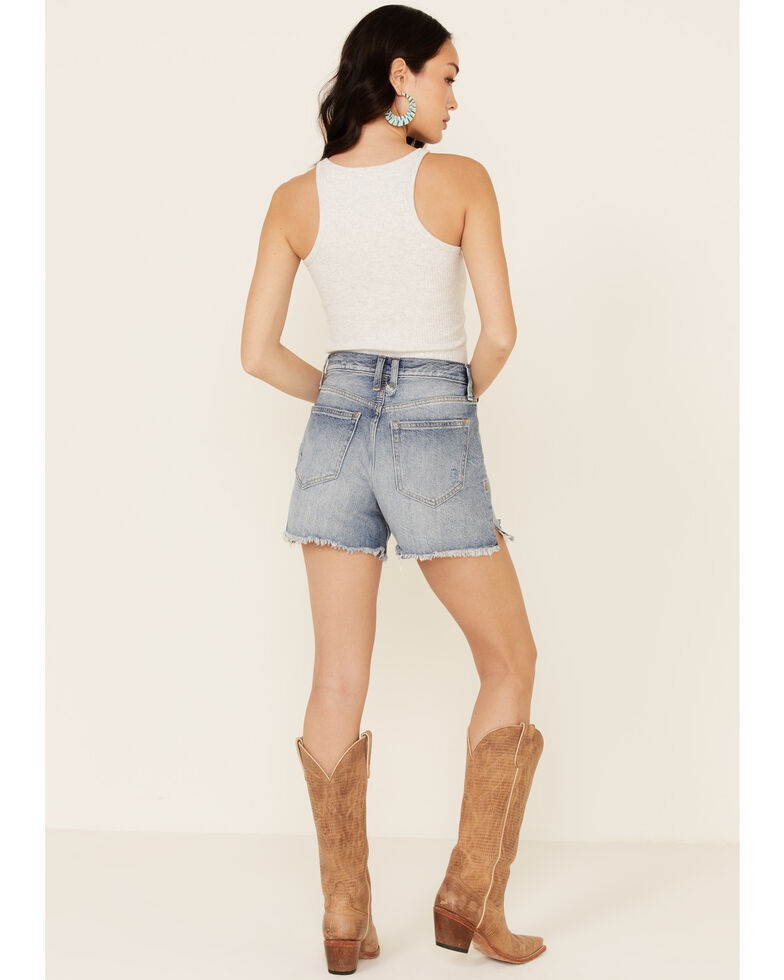 makai high waist cutoff shorts
