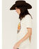 Image #2 - Rodeo Hippie Women's Live Love Rodeo Short Sleeve Graphic Tee, Cream, hi-res