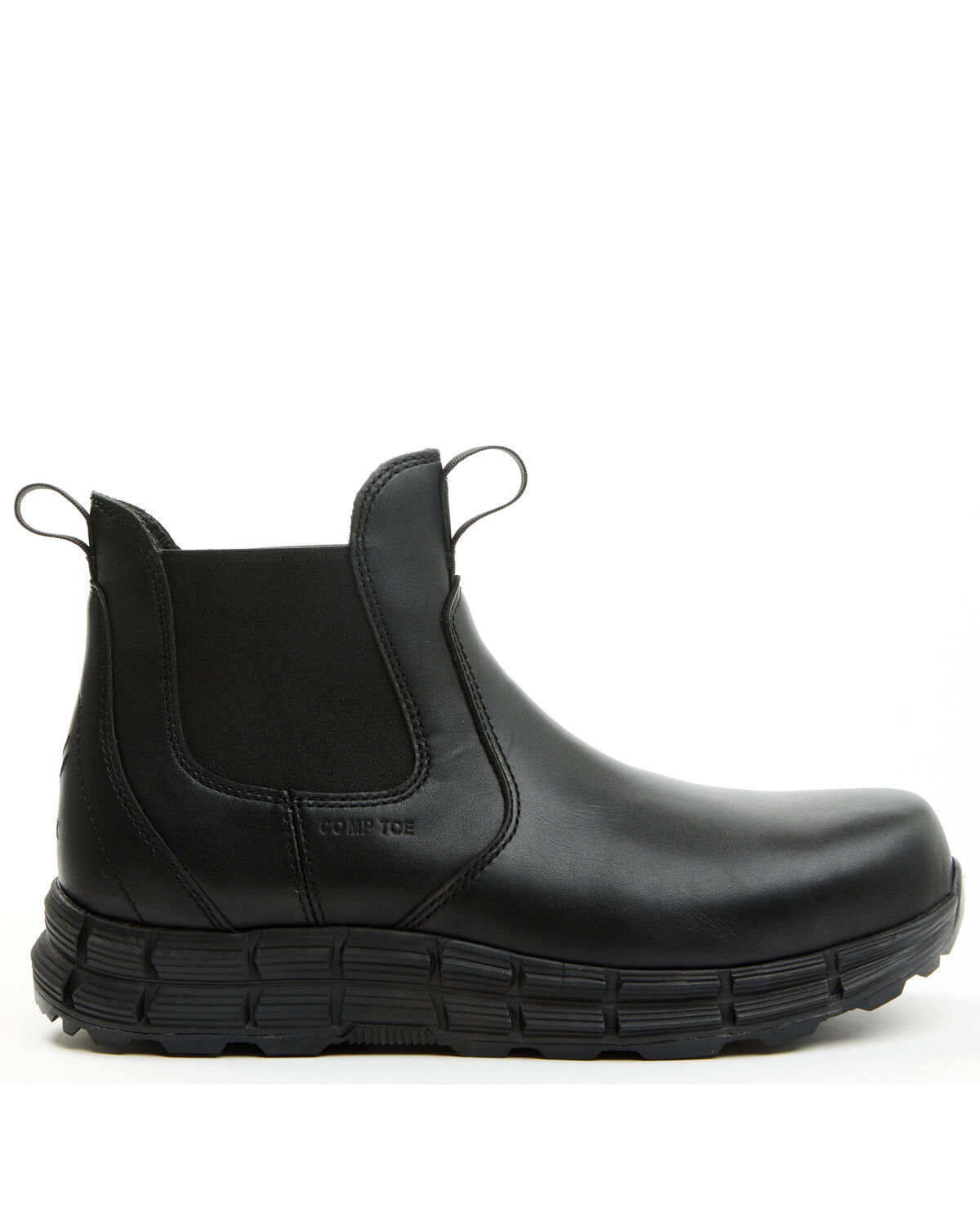 Image #2 - Hawx Men's Athletic Uniform Chelsea Boots - Composite Toe, Black, hi-res