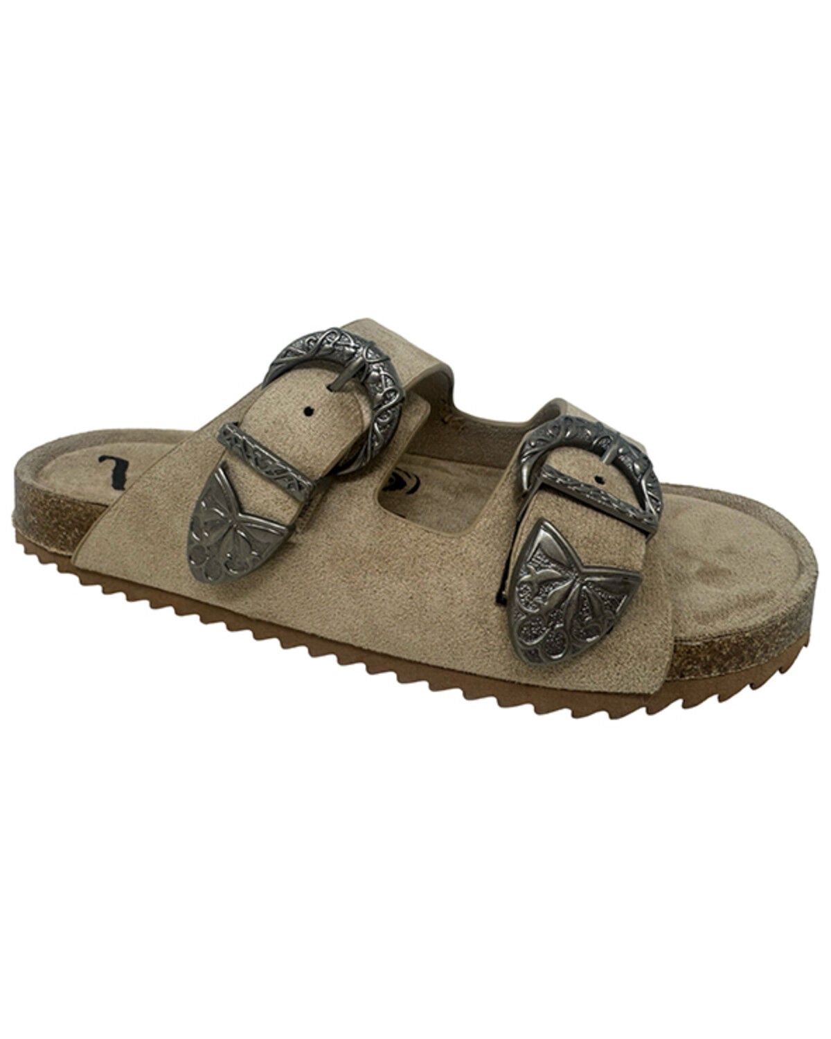 Very G Women's Skye Buckle Sandals, Taupe, hi-res