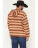 Image #4 - Pendleton Men's Driftwood Striped Print Hooded Sweatshirt, Tan, hi-res