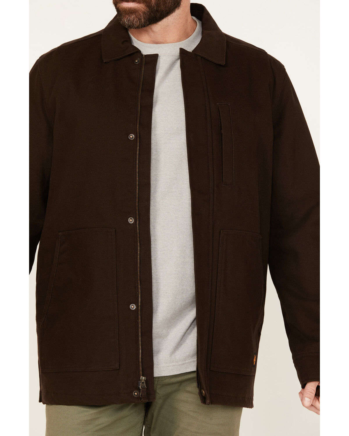 Image #3 - Hawx Men's Winnemac Insulated Car Jacket, Brown, hi-res