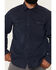 Image #3 - Hawx Men's Anvil Long Sleeve Button-Down Work Shirt Jacket, Navy, hi-res