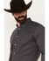 Image #2 - Cody James Men's Last Call Geo Print Long Sleeve Button-Down Shirt, , hi-res