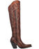 Image #2 - Dan Post Women's Seductress Western Boots - Snip Toe, Brown, hi-res