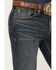 Image #2 - Moonshine Spirit Men's Pantera Dark Wash Slim Straight Stretch Denim Jeans, Dark Wash, hi-res