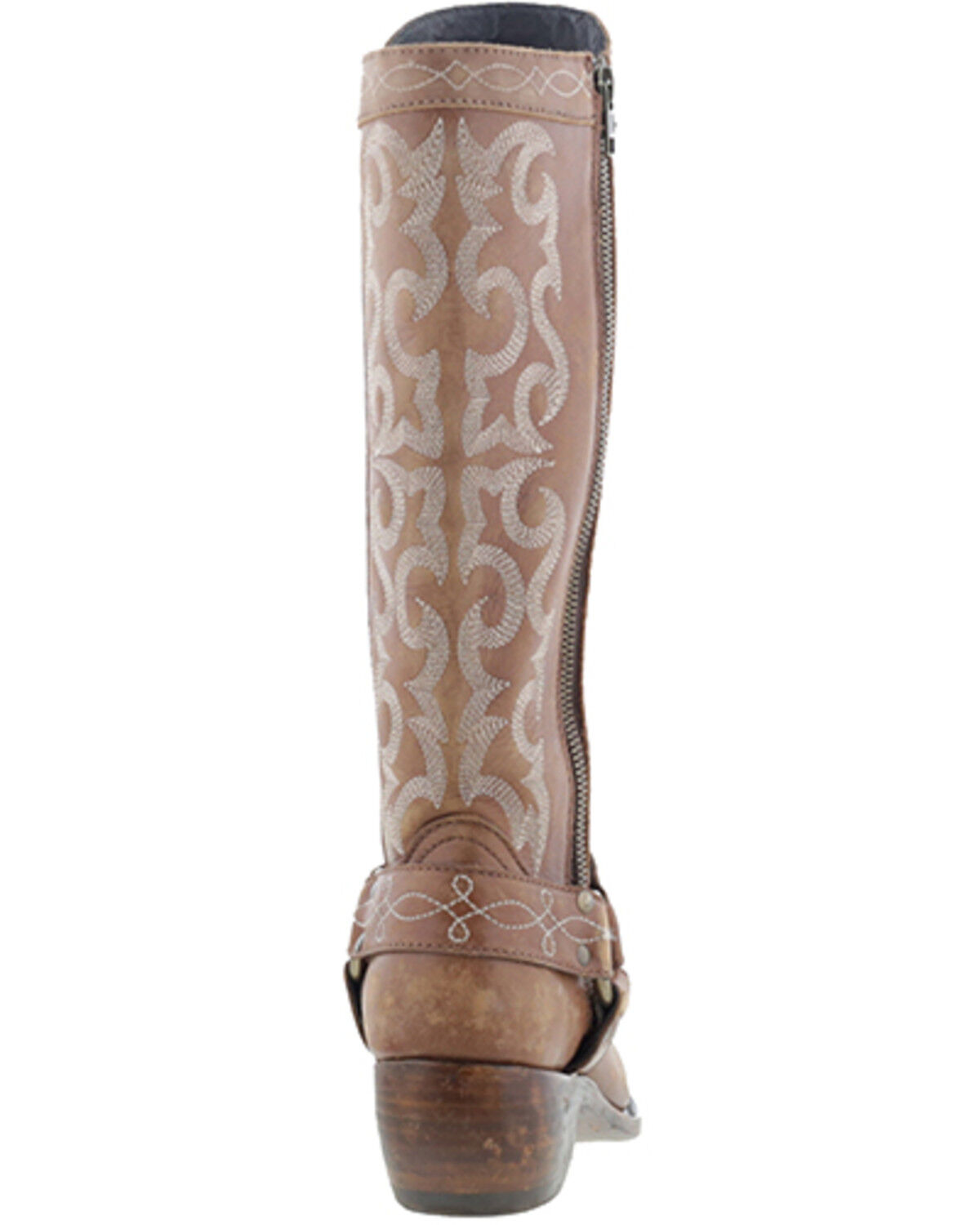 Image #5 - Liberty Black Women's Taylor Greta Harness Boots - Round Toe, Tan, hi-res