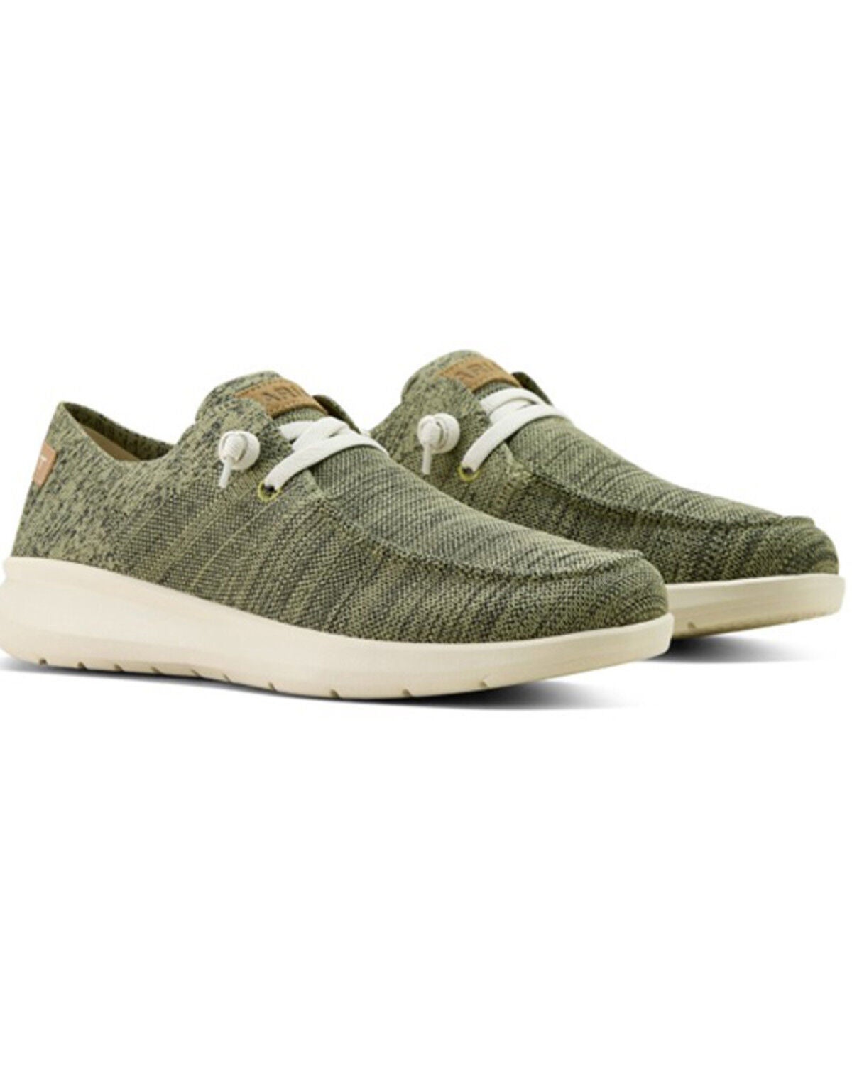 Image #4 - Ariat Men's Hilo Casual Shoes - Moc Toe, Olive, hi-res