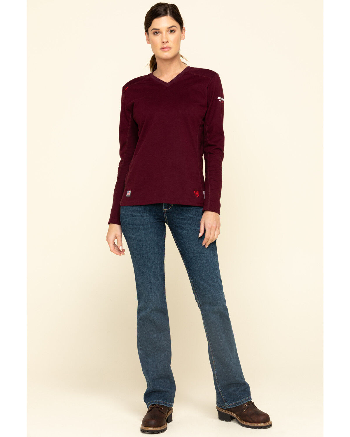 Image #6 - Wrangler Women's Dark Mae FR Jeans, Indigo, hi-res