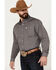 Image #3 - C‌inch Men's Solid Dove Gray Button Long Sleeve Shirt, Grey, hi-res