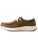 Image #2 - Ariat Men's Buckeye Waterproof Casual Shoes - Moc Toe, Brown, hi-res