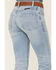 Image #4 - Wrangler Women's Light Wash Mid Rise Willow Diane Ultimate Riding Straight Jeans, Blue, hi-res