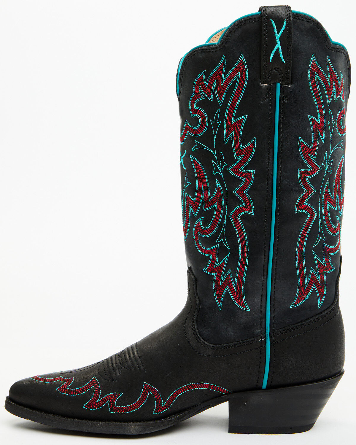 Image #3 - Twisted X Women's 12" Western Boots - Snip Toe, Black, hi-res