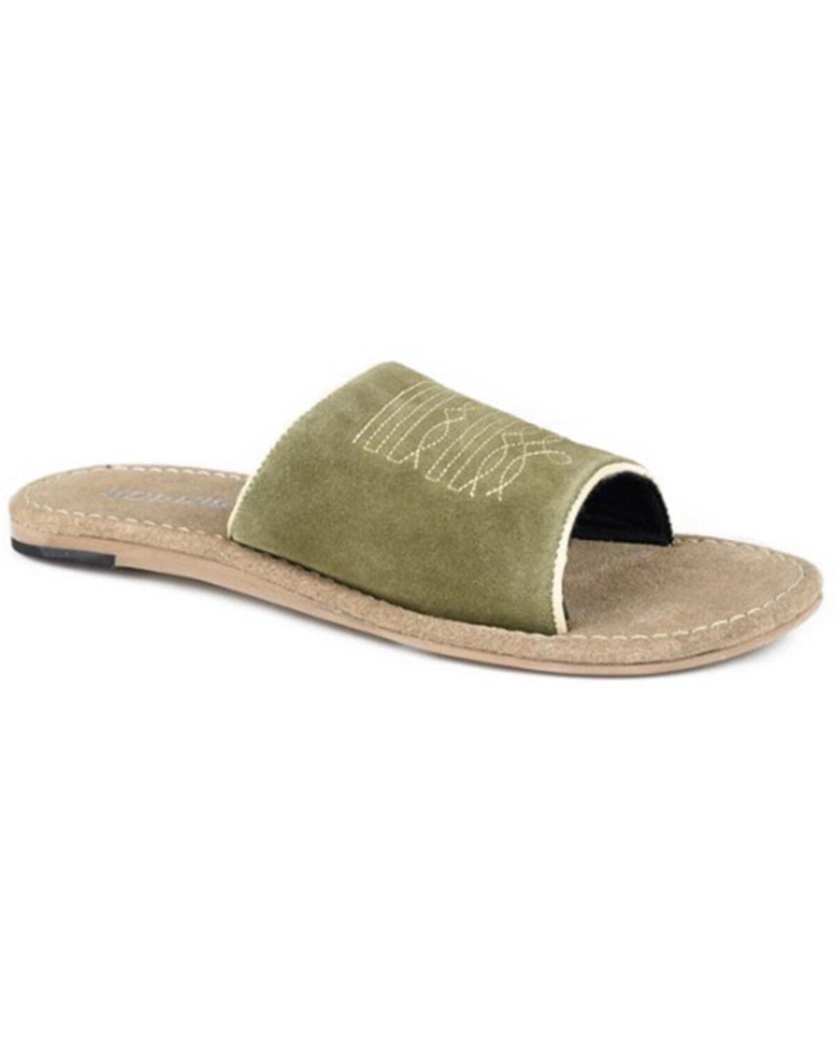 Image #1 - Roper Women's Hampton Sandals, Green, hi-res