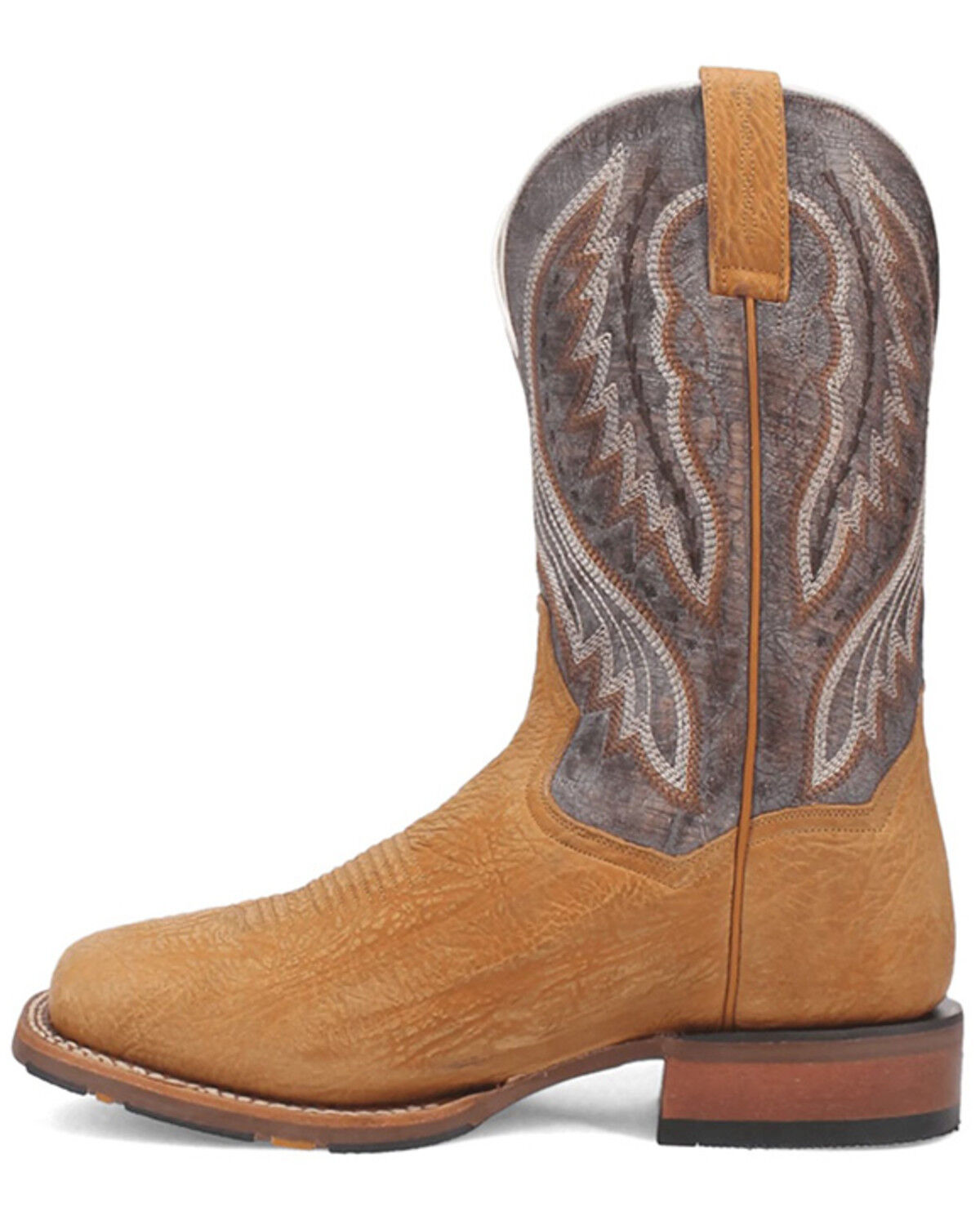 Image #3 - Dan Post Men's Dugan Western Boots - Broad Square Toe, Honey, hi-res