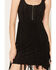Image #3 - Idyllwind Women's Zilnez Faux Suede Studded Fringe Mini Dress, Black, hi-res