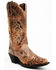 Image #1 - Laredo Women's Braylynn Studded Leather Western Performance Boots - Snip Toe, Lt Brown, hi-res