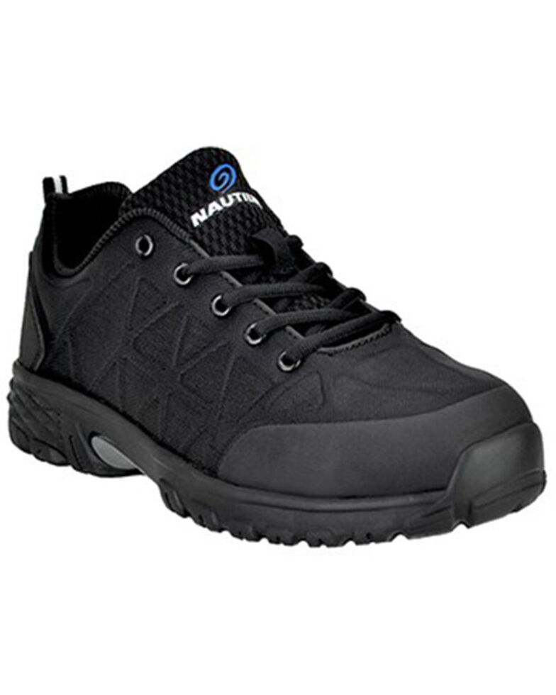 Nautilus Men's Spark Black Work Shoes - Carbon Toe, Black, hi-res