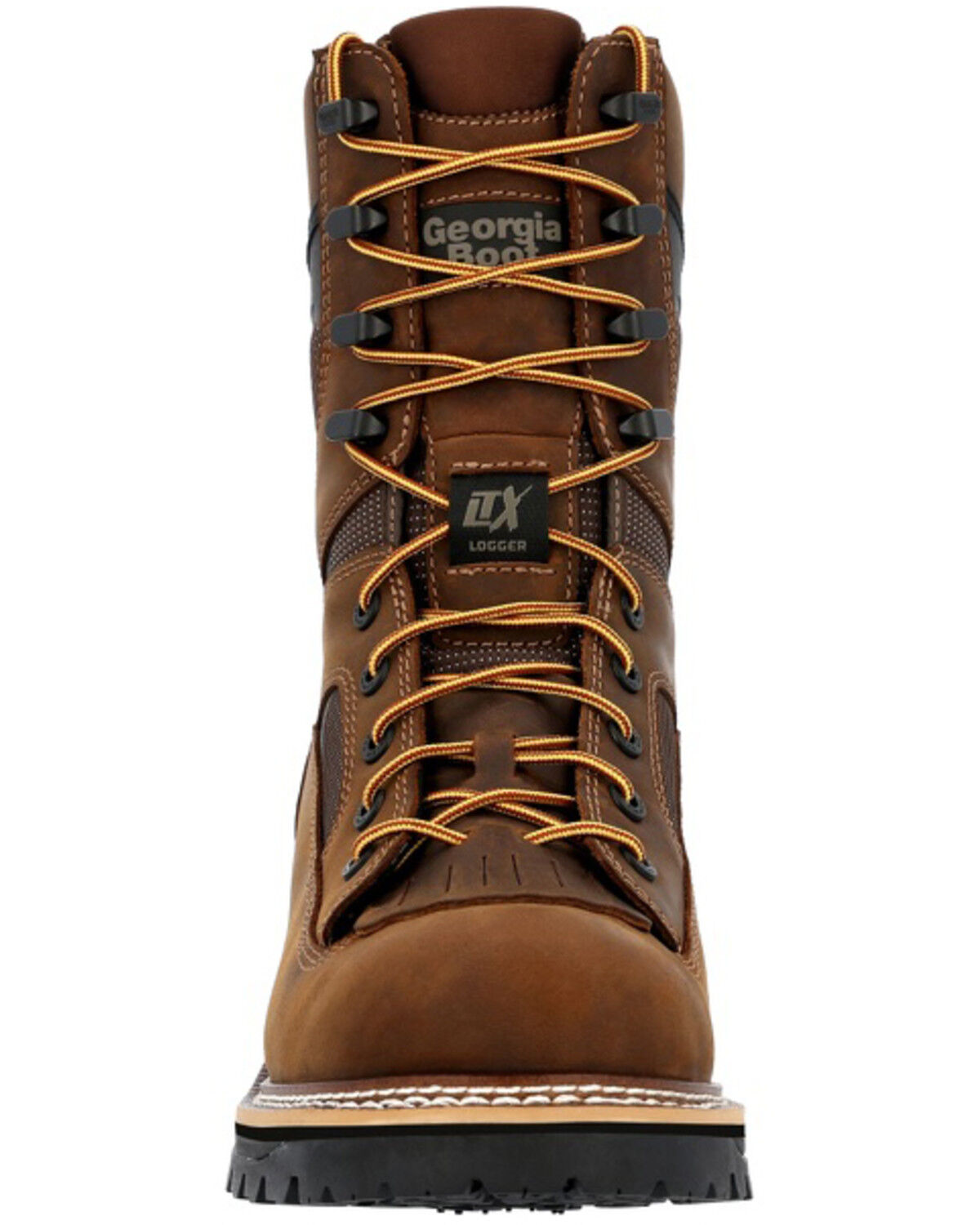 Image #4 - Georgia Men's LTX Logger Waterproof Work Boots - Soft Toe, Brown, hi-res