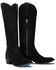 Image #1 - Lane Women's Plain Jane Suede Tall Western Boots - Round Toe, Black, hi-res