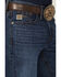 Image #2 - Cinch Men's Grant Medium Wash Relaxed Bootcut Rigid Denim Jeans, Indigo, hi-res